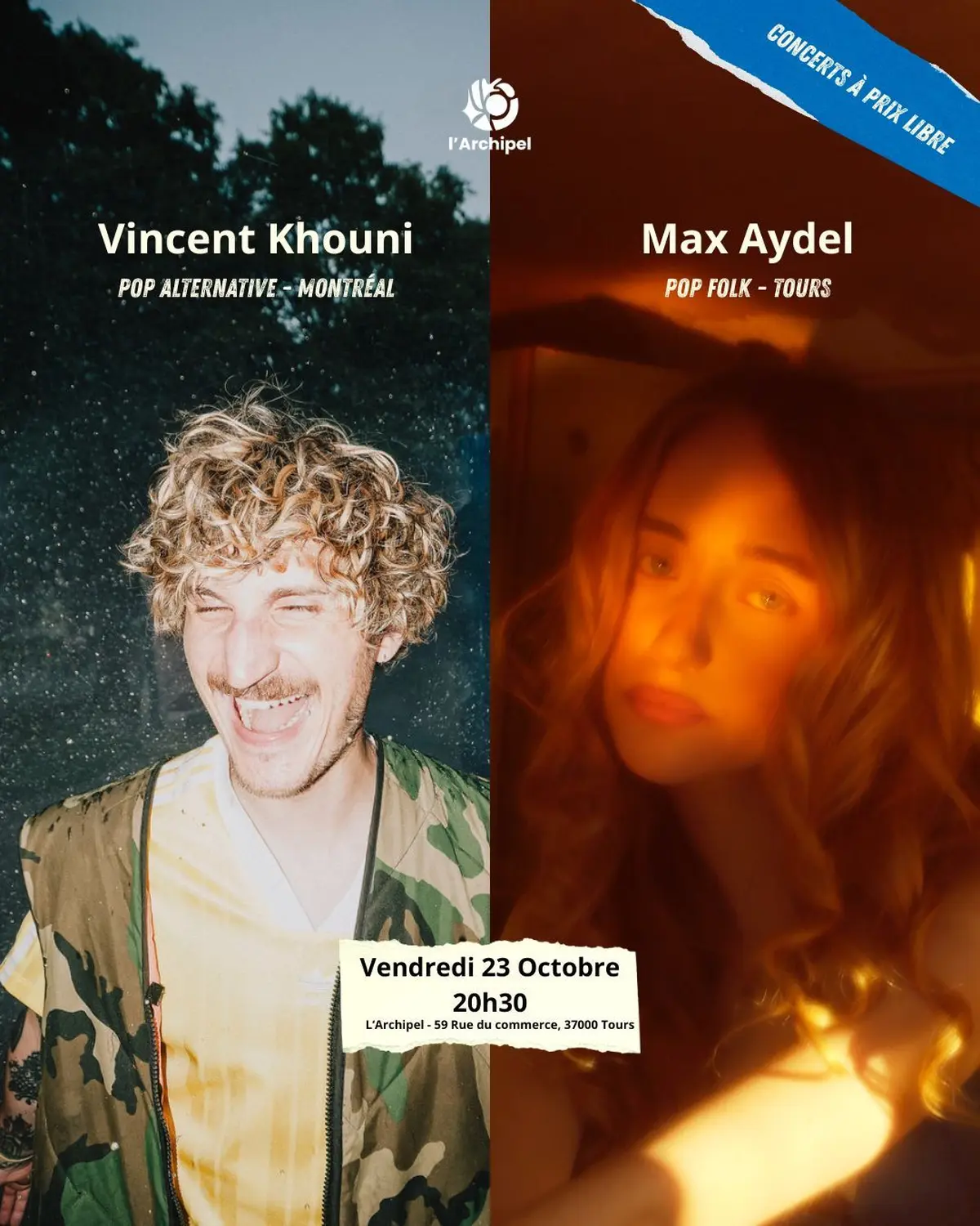 Concert Vincent Khouni/Max Aydel