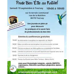 Pause bien-être au Naturel à Yversay
