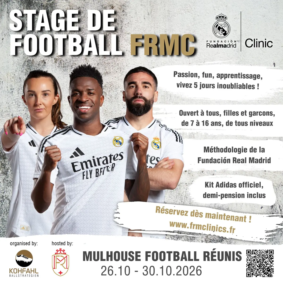 Stage de football Mulhouse Football Réunis  x Fundacion Real Madrid Clinics 