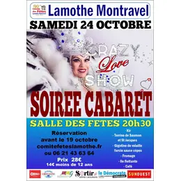 Soirée Cabaret – Repas Spectacle spécial 90 ans
