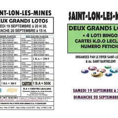 Deux grands lotos bingos avec fétiche