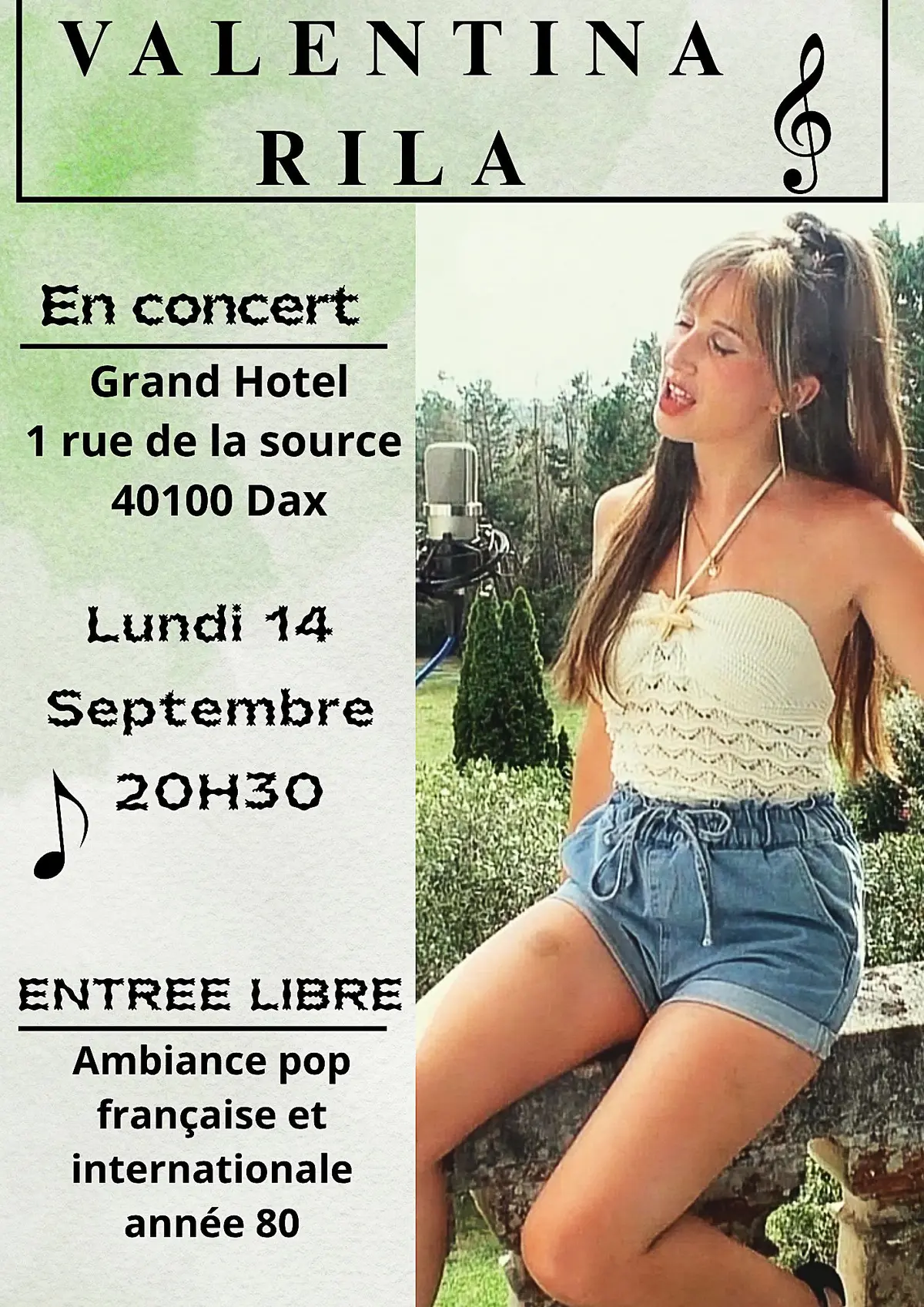 Valentina Rila en concert