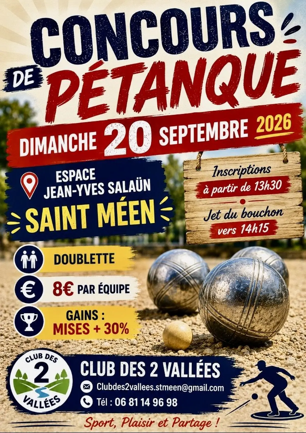 Concours de pétanque 