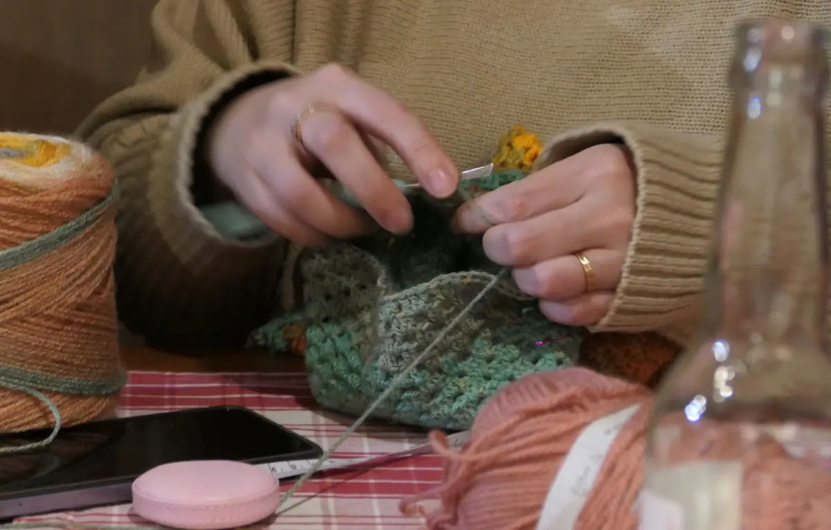 Atelier de crochet avec l'artiste Aurélien Finance