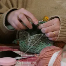 Atelier de crochet avec l'artiste Aurélien Finance
