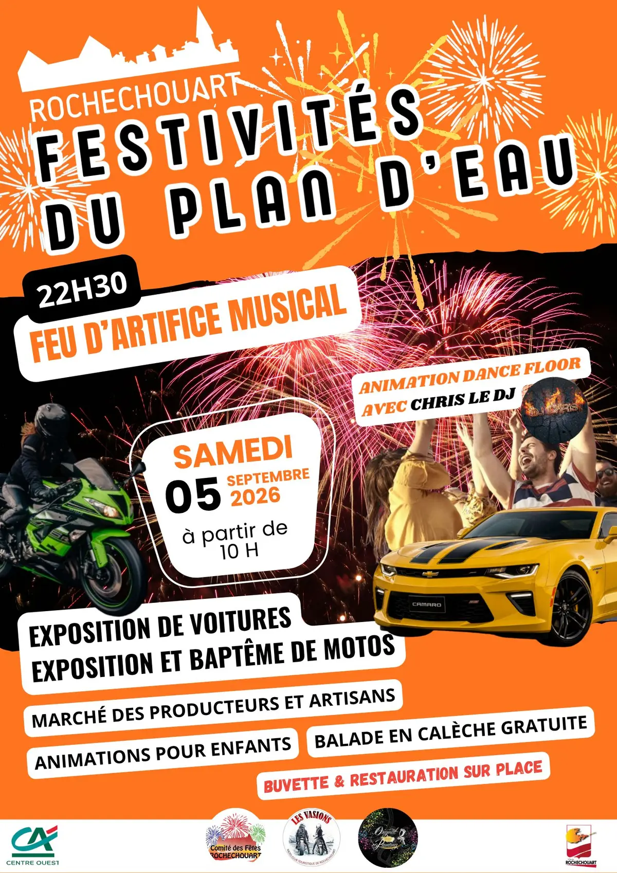 Rendez-vous au bord du plan d'eau le 5 septembre !