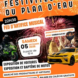 Rendez-vous au bord du plan d'eau le 5 septembre !