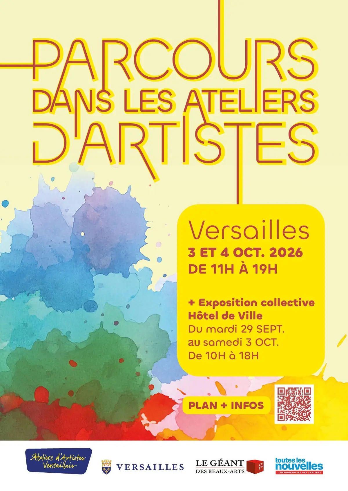 Parcours dans les ateliers d'artistes de Versailles