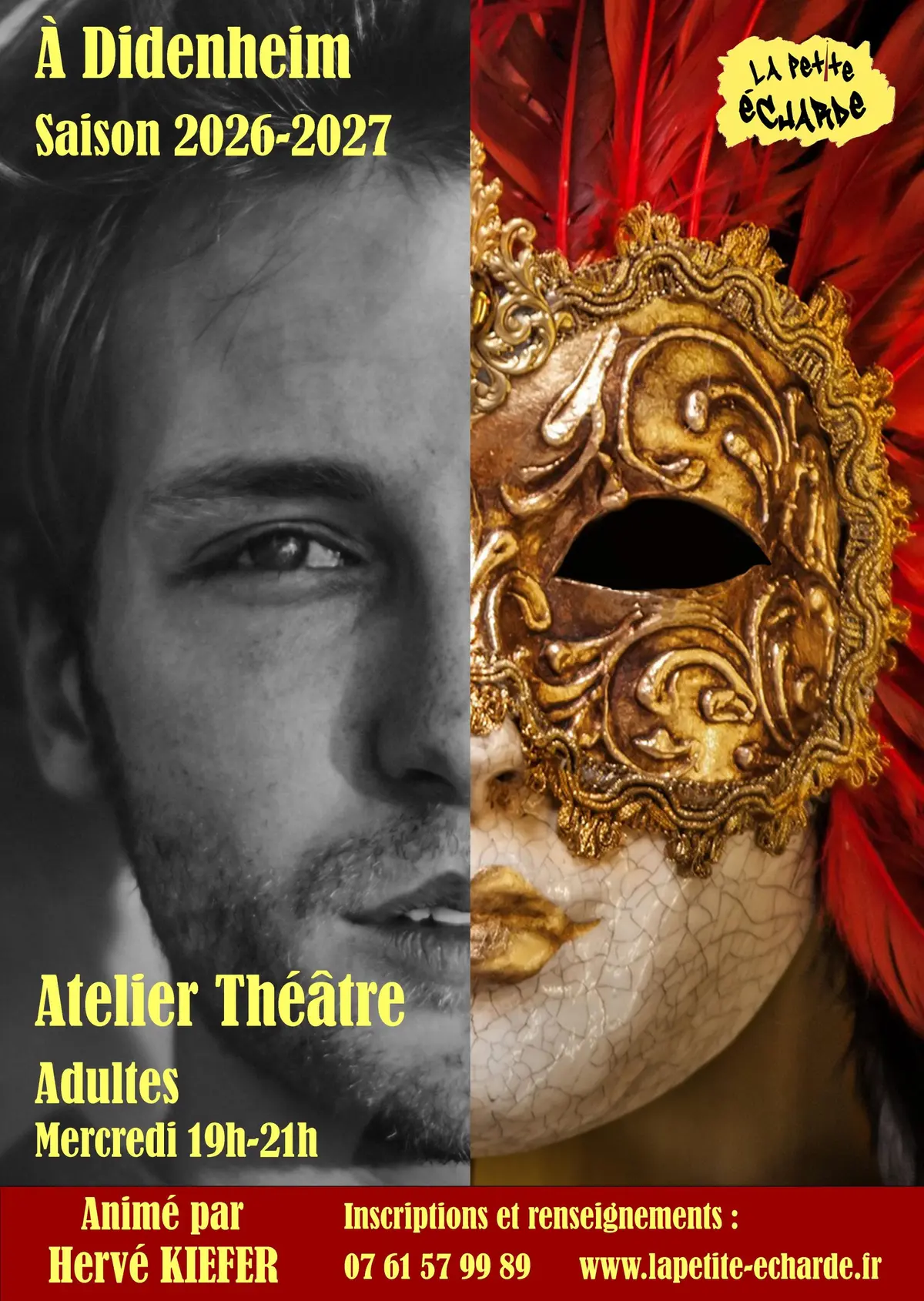 Atelier théâtre Adultes Saison 2026-2027 à La Petite Echarde de Didenheim