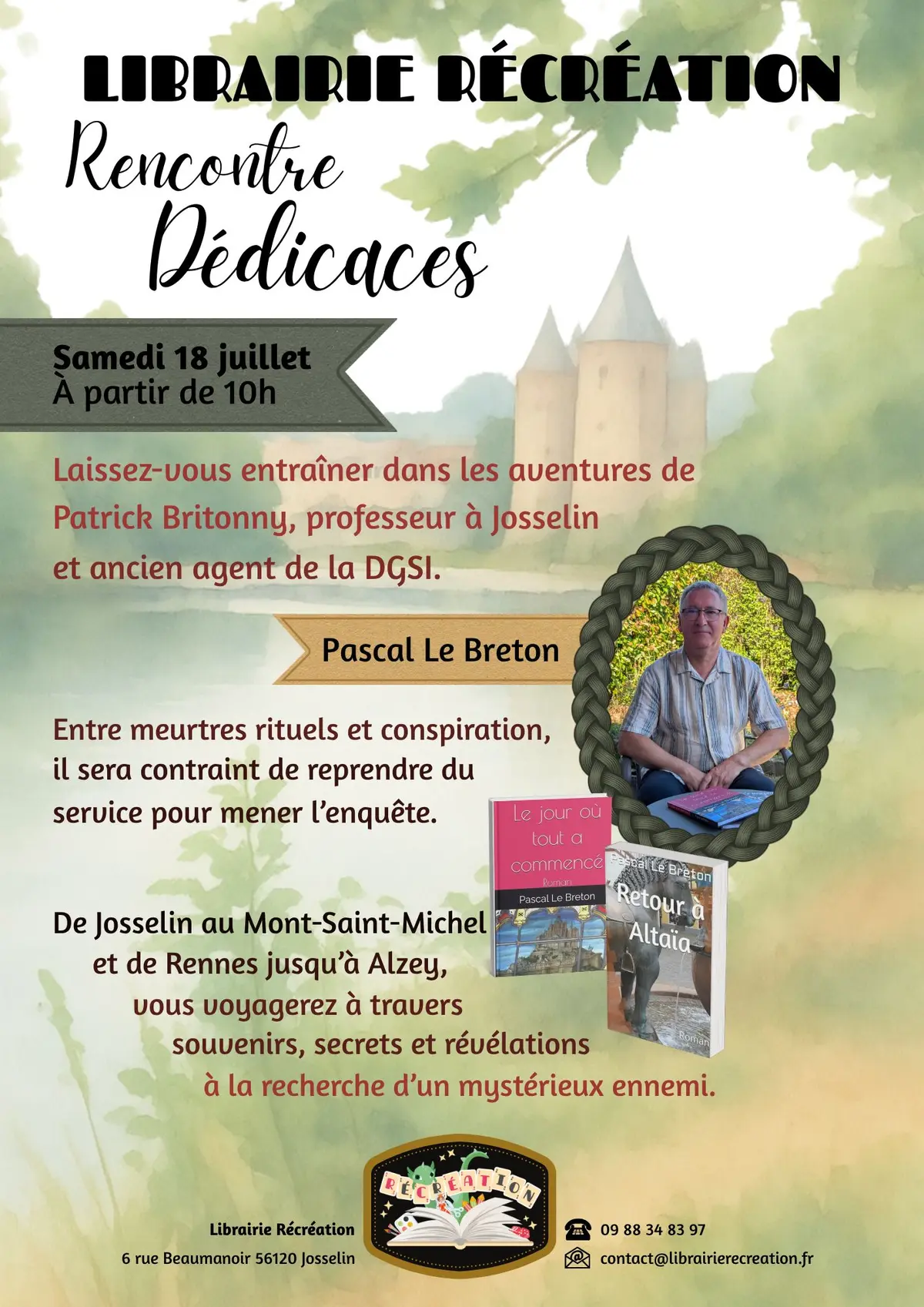 Rencontre dédicaces Pascal Le Breton