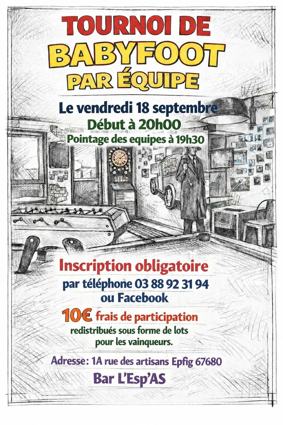 Tournoi baby foot