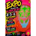 Expo popart psych&eacute;d&eacute;lique par l'artiste Audenaert Quentin 