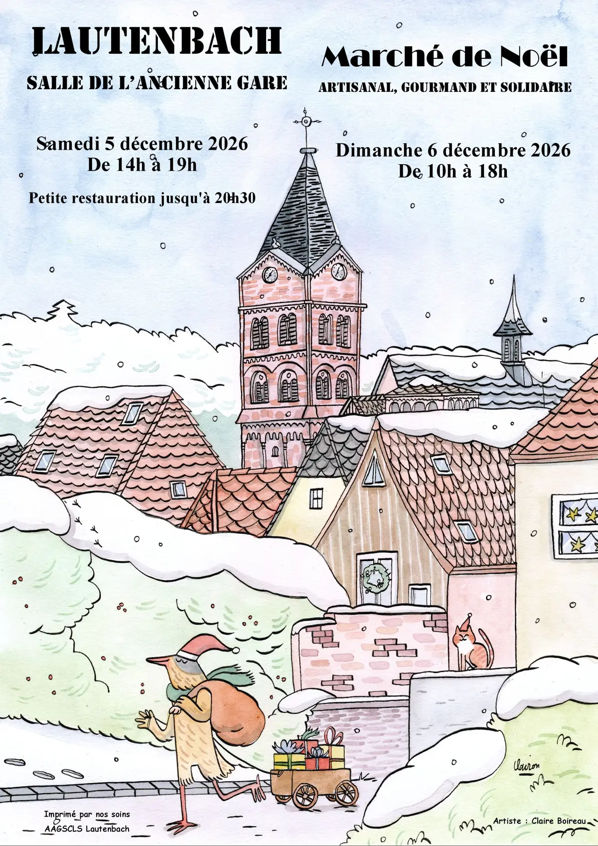 Marché de Noël artisanal, gourmand et solidaire