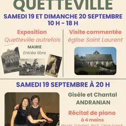 Journées Européennes du Patrimoine Récital de piano à 4 mains 