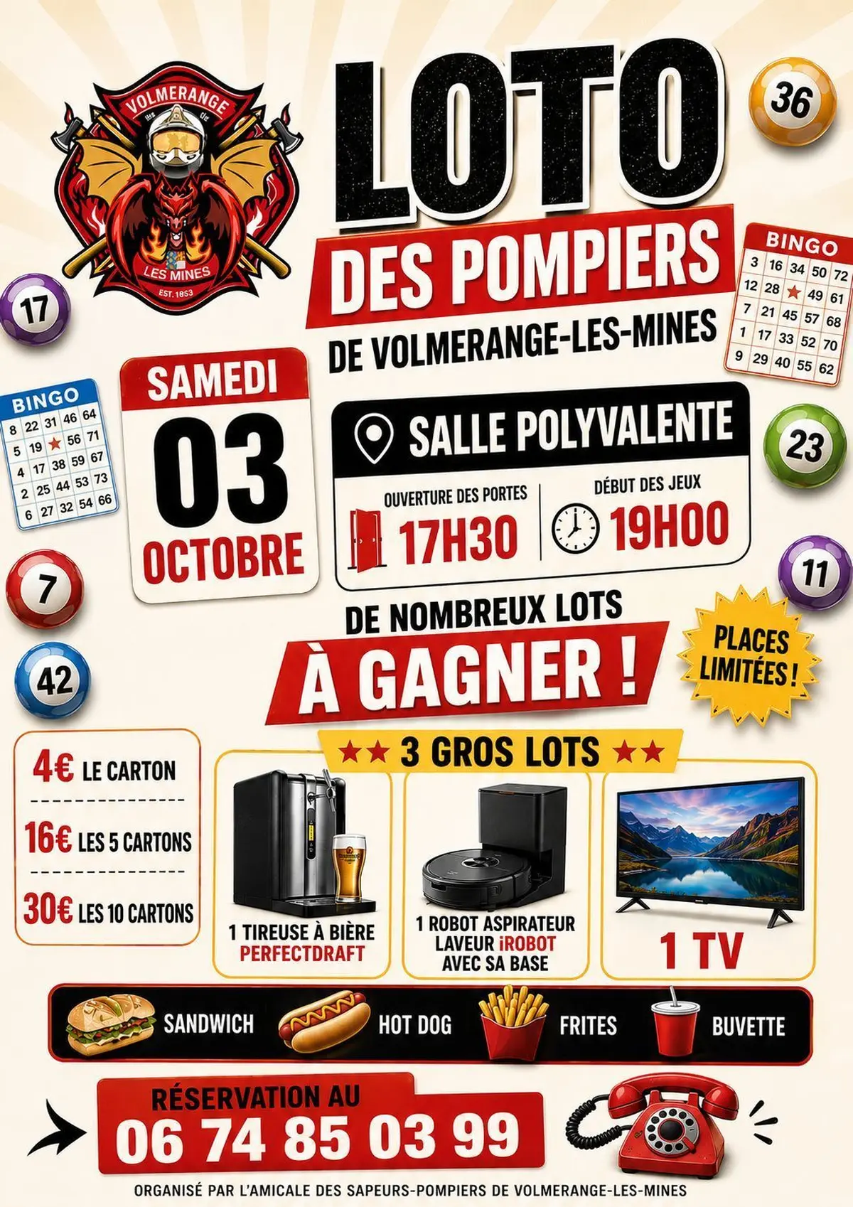 Loto des Sapeurs-Pompiers