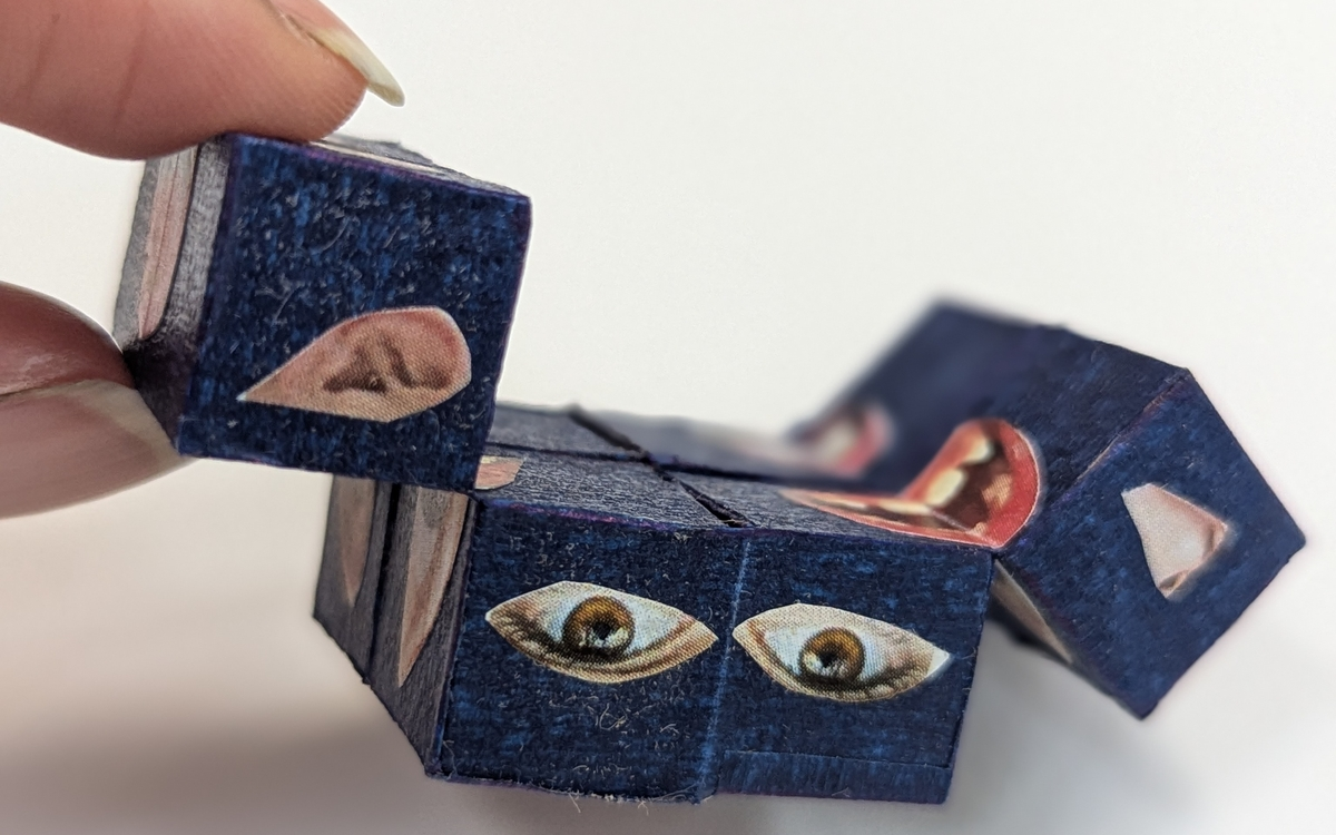 Fake gALLeRY - DADA tiny ART SHOW artist Bibiana Maltos photo A. Beda