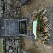 Dans les allées du cimetière