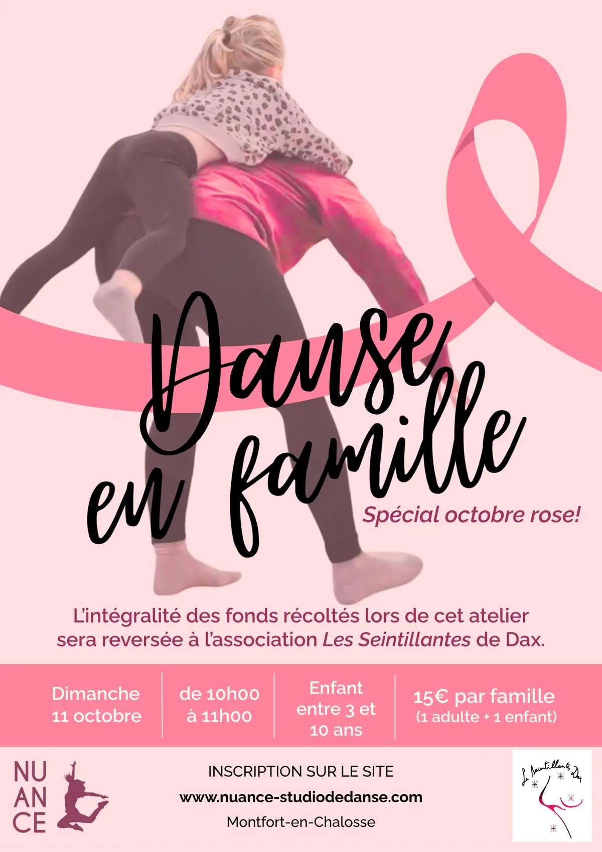 Danse en famille spéciale Octobre rose