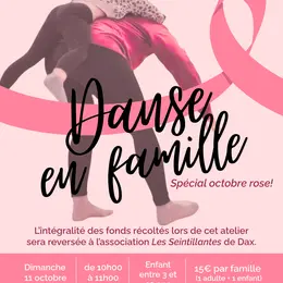 Danse en famille spéciale Octobre rose