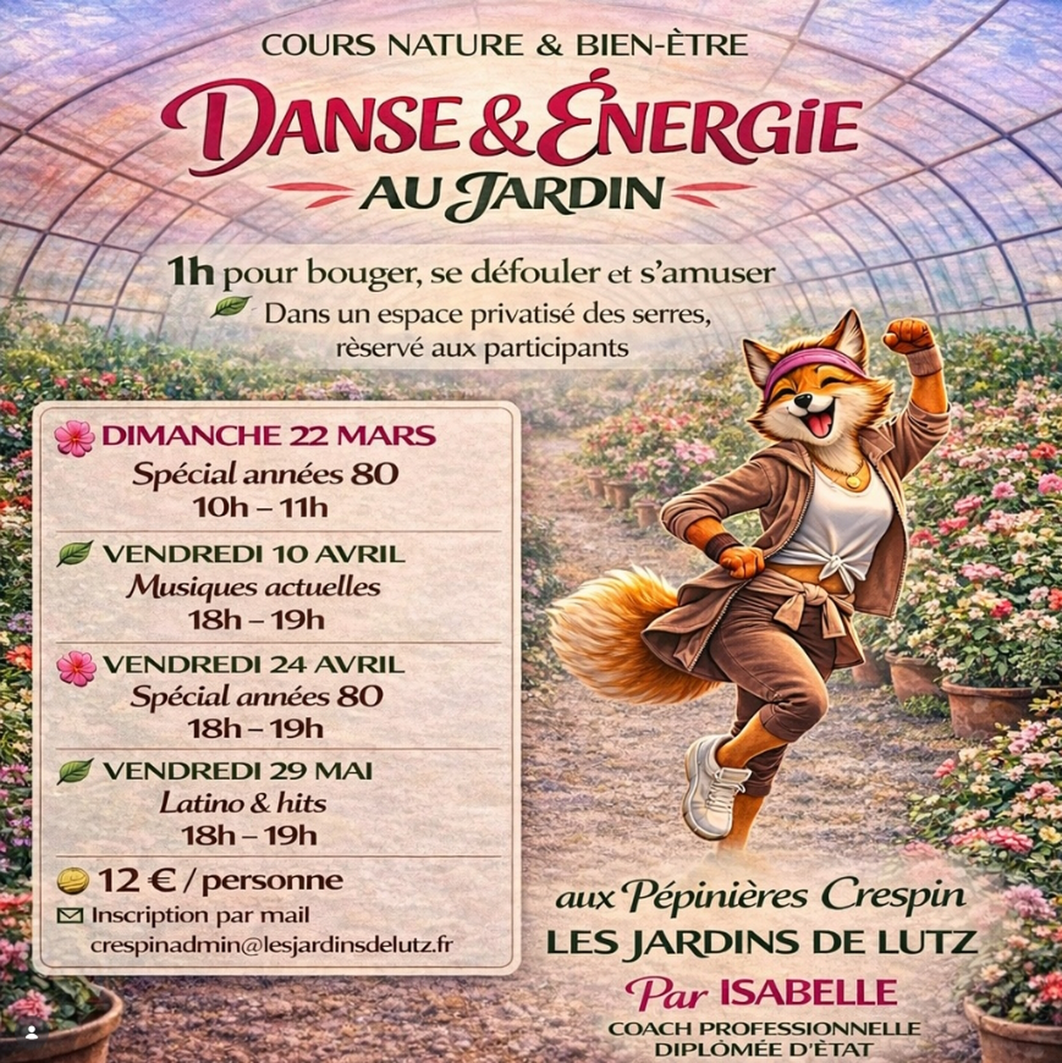 Danse et Energie au Jardin : Latino & hits