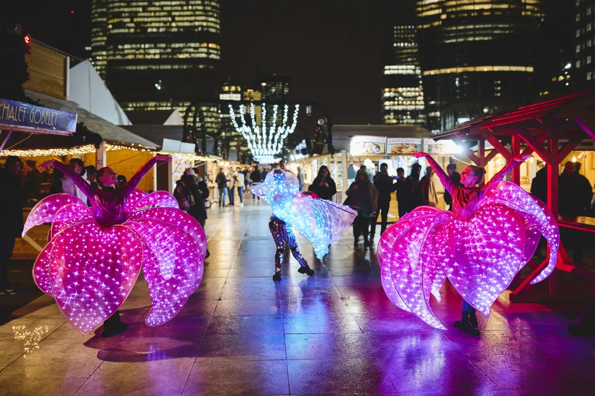 Des spectacles sont proposés pendant le Marché de Noël