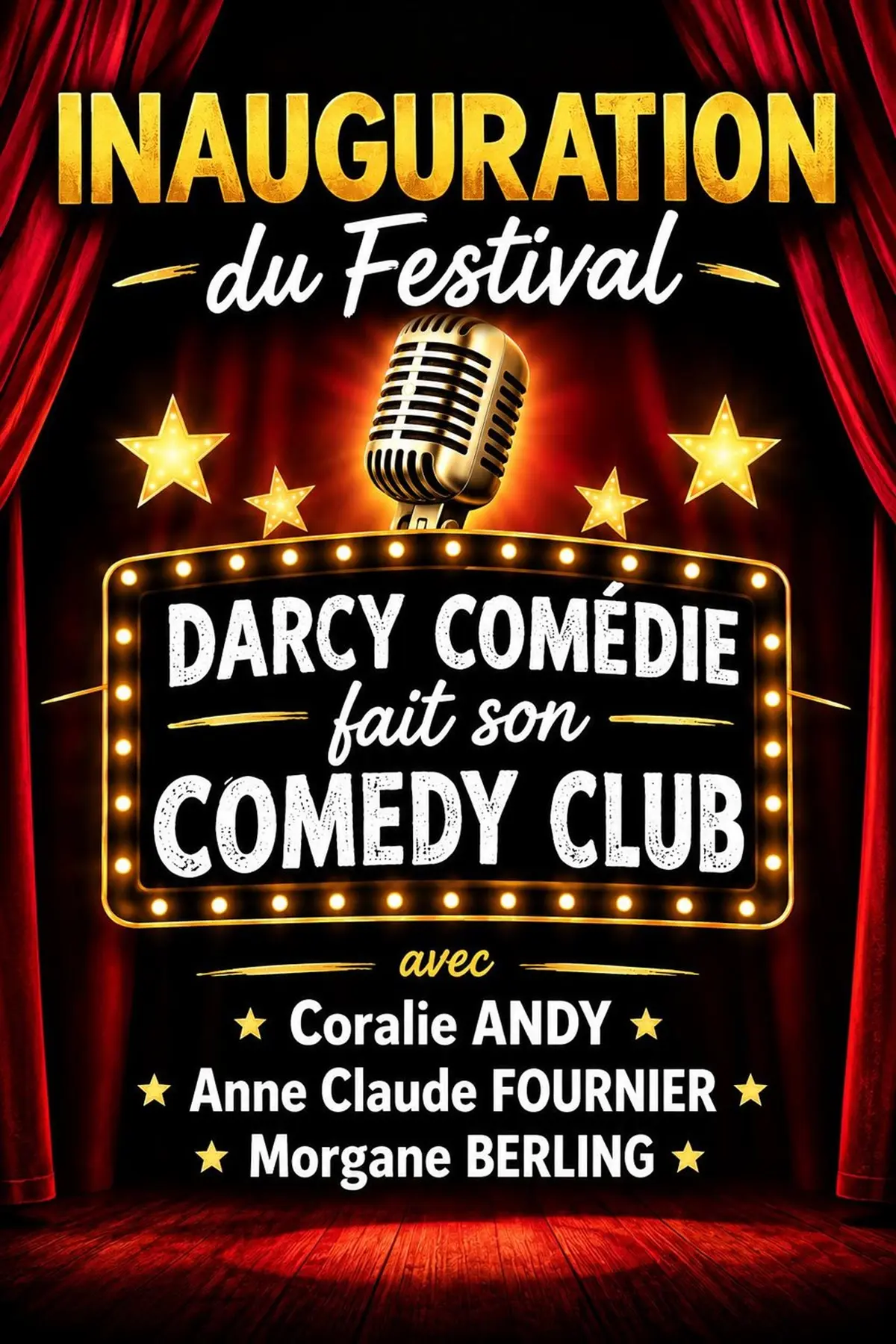 Darcy Comédie fait son Comedy Club