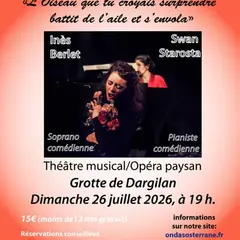 DargiUnderSound L'oiseau que tu croyais surprendre battit de l'aile et s'envola  - Grotte de Dargilan