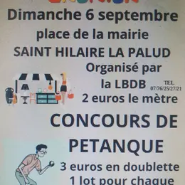 Vide grenier et concours de pétanque