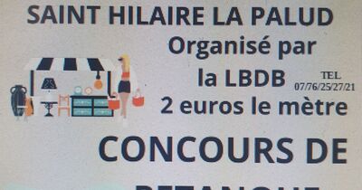 Vide grenier et concours de p&eacute;tanque
