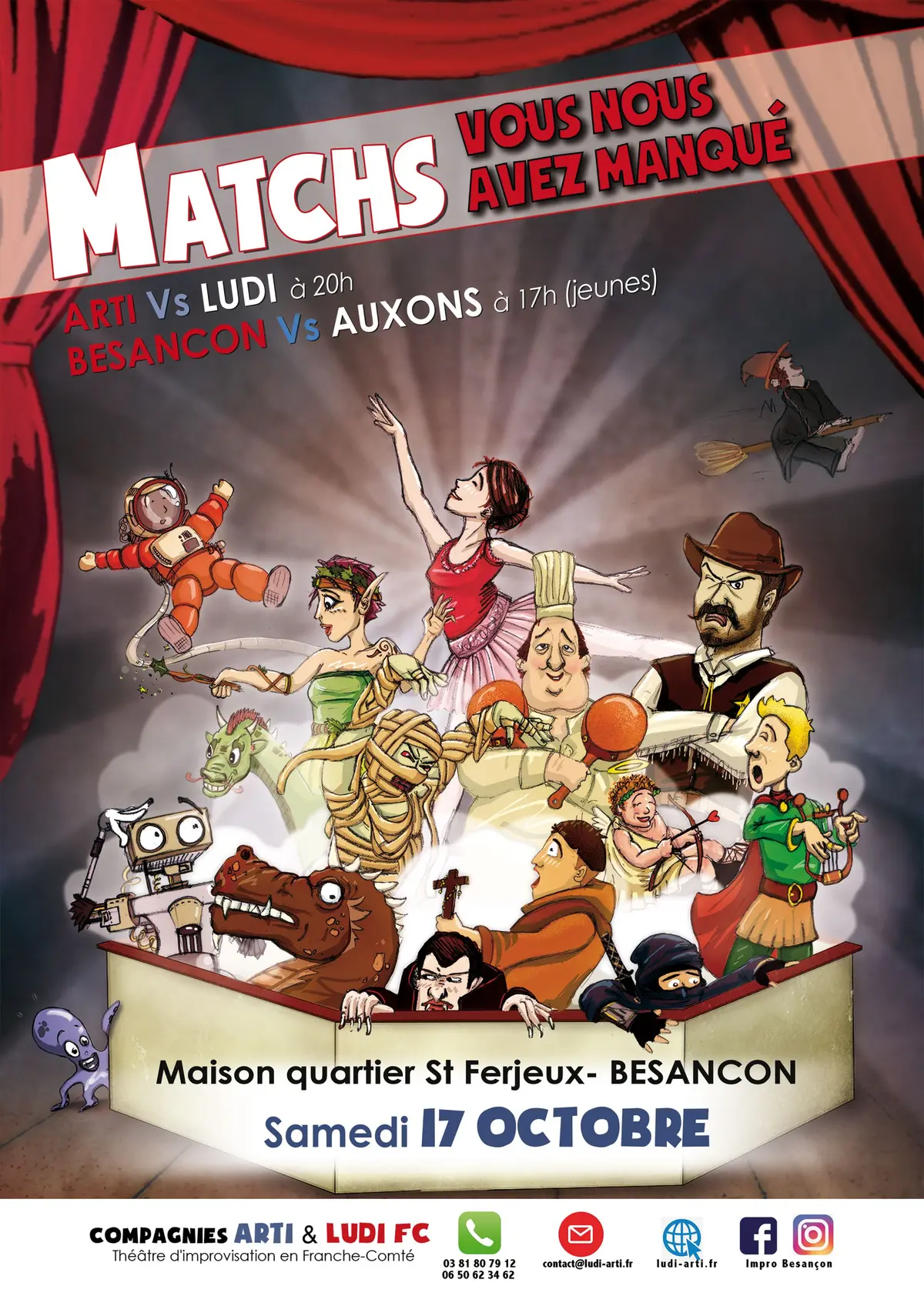 Match d'improvisation Vous nous avez manqué