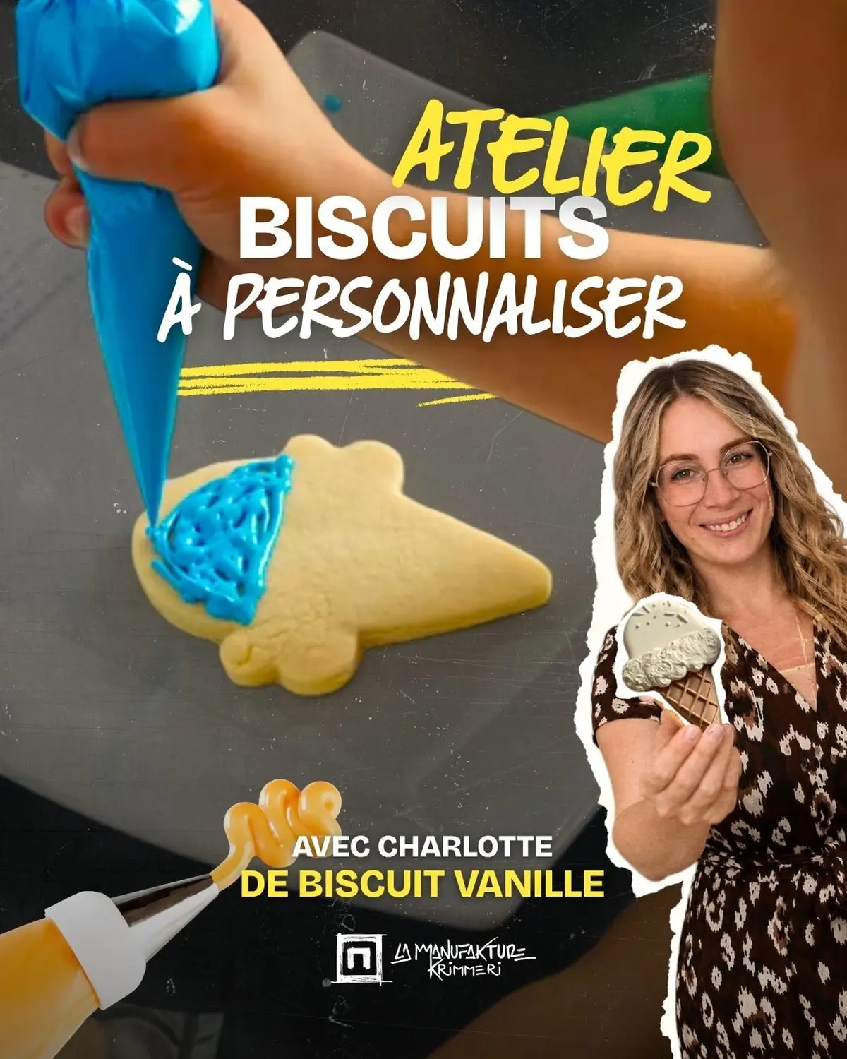 Atelier Biscuits à personnaliser à la Manuf' Krimmeri !
