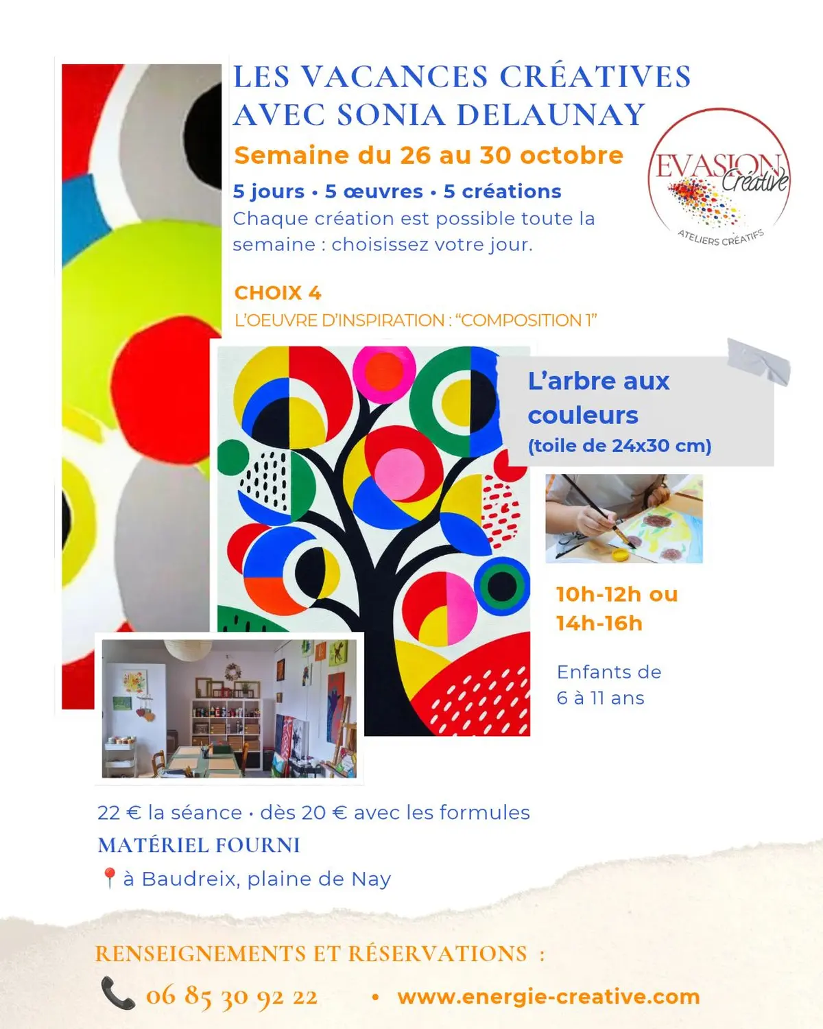 Atelier créatif enfants - A la manière de Delaunay - 4