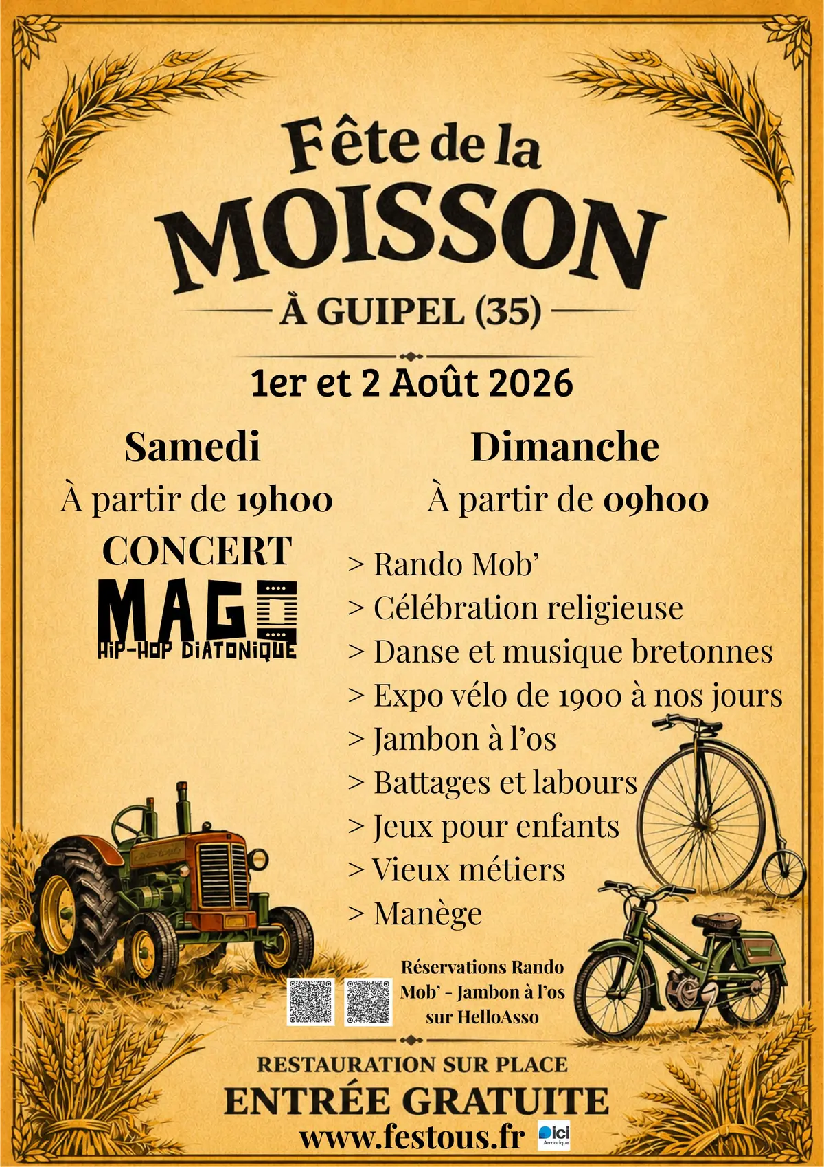 Concert gratuit de Mago