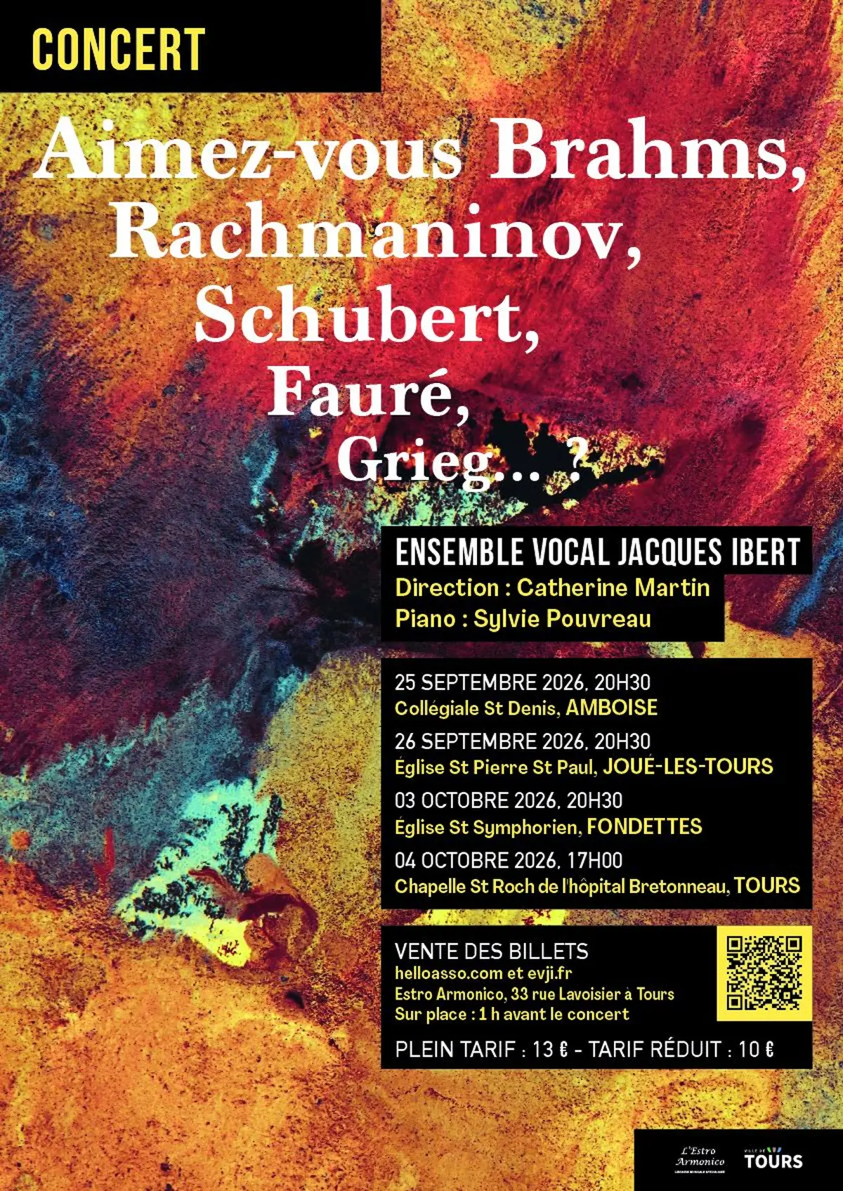 Aimez-vous Brahms, Rachmaninov, Schubert, Fauré, Grieg...?