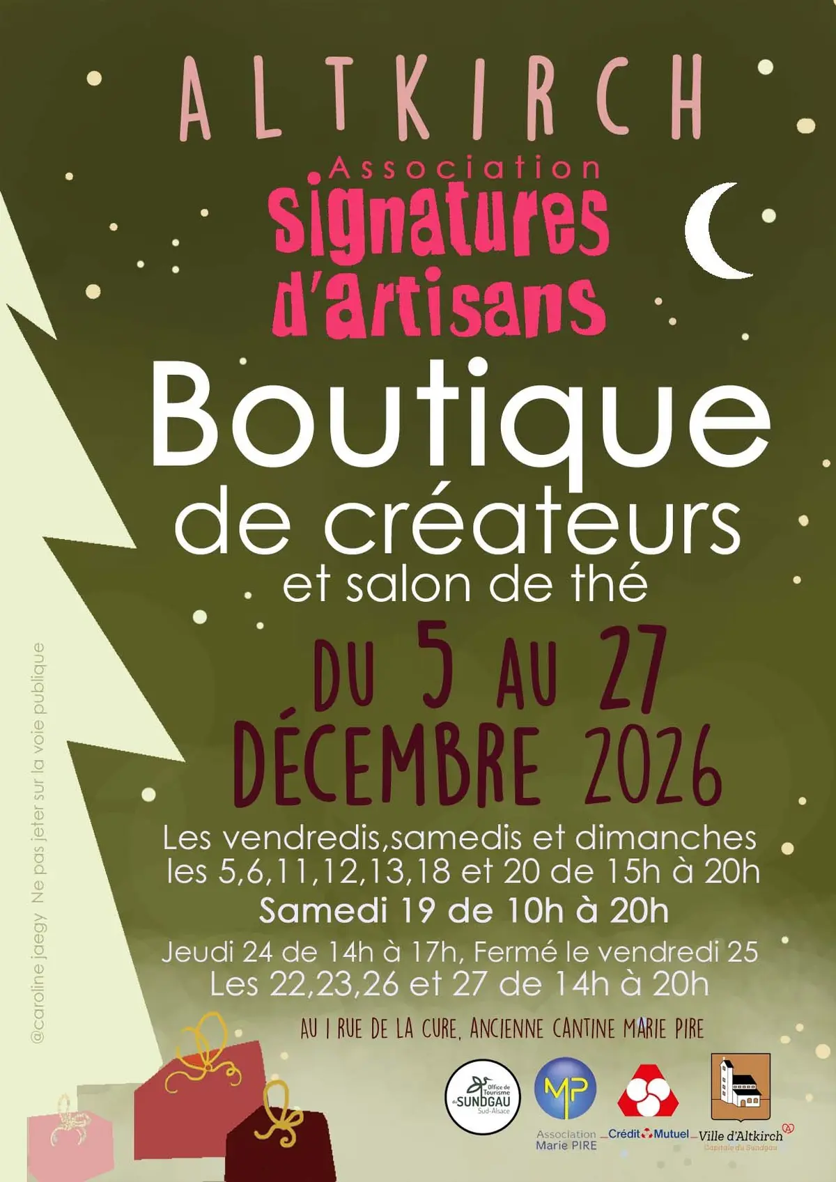 Boutique et salon de thé éphémères Signatures d'artisans