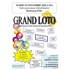 Soirée Loto de l'Union Chorale de Horbourg-Wihr