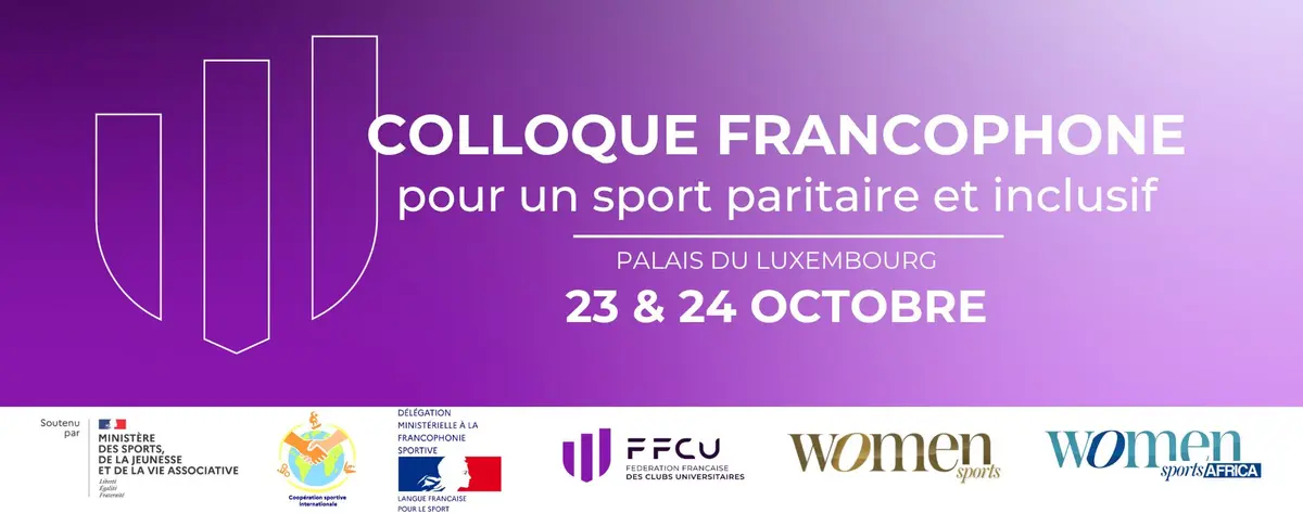 Colloque francophone pour un sport paritaire et inclusif