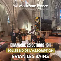 Concert à Evian : Ravel, Debussy, Mozart, Vivaldi, Bach, Piazzolla, Cantemir,