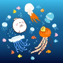 Molang en mode chill à l’Aquarium de Paris
