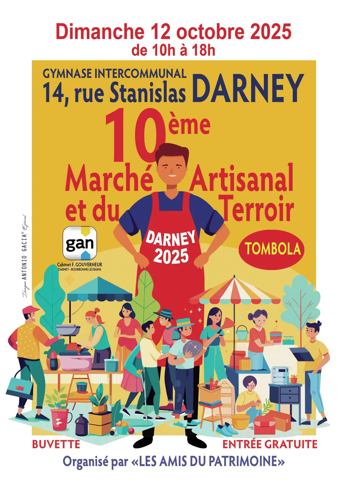 Marché artisanal et du terroir à Darney