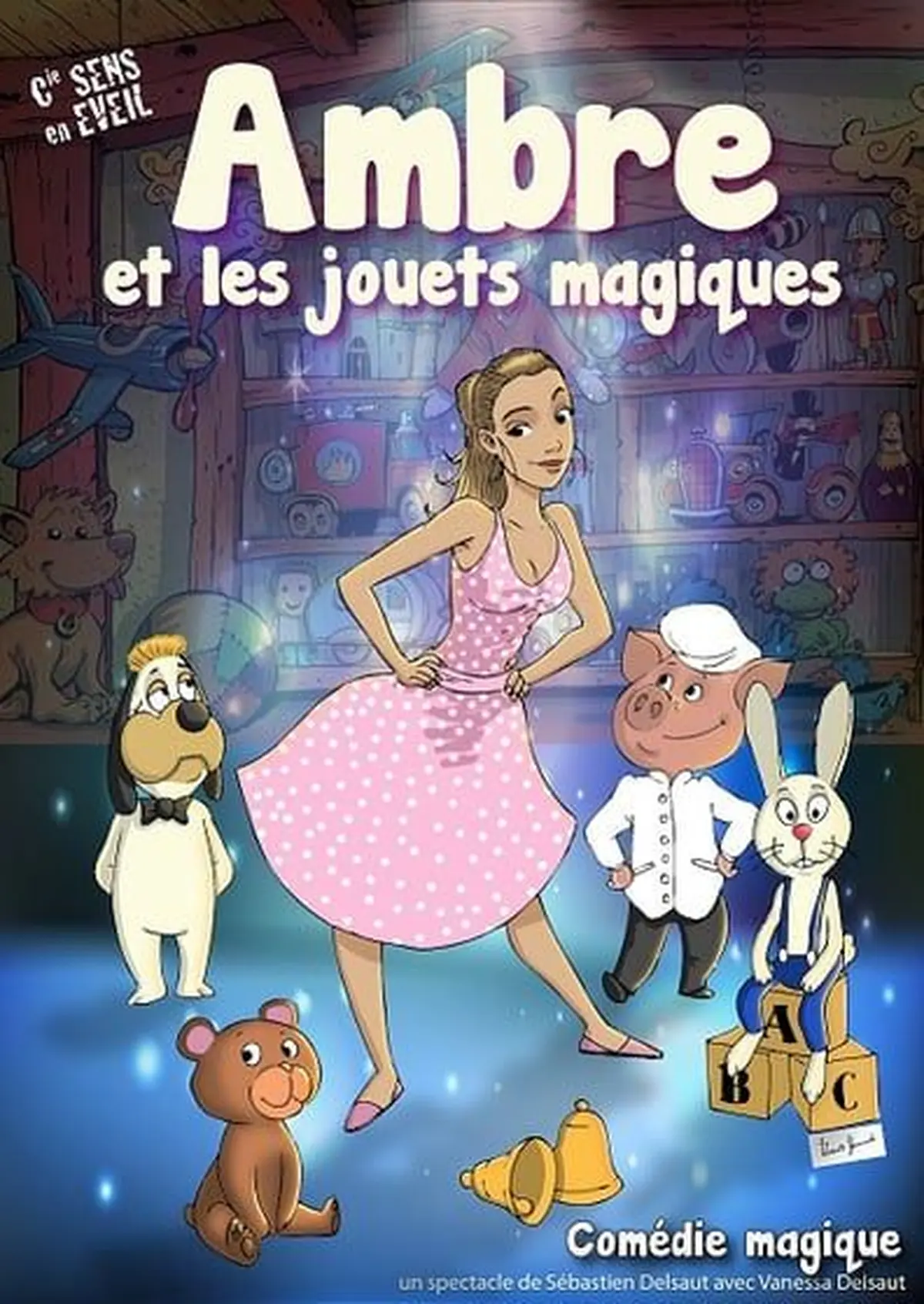 Ambre et les jouets magiques - Spectacle de magie