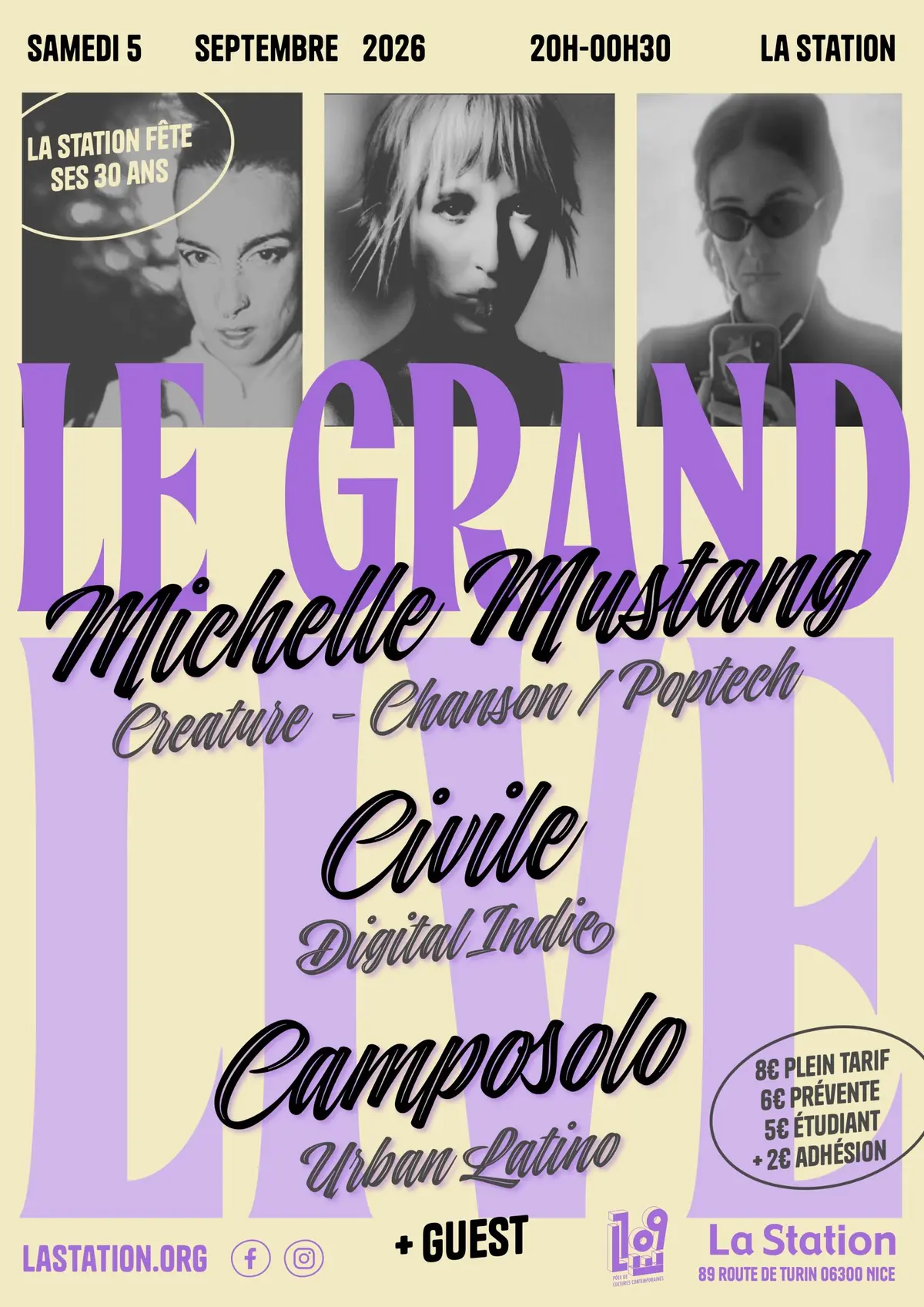 Le Grand Live - Soirée concert