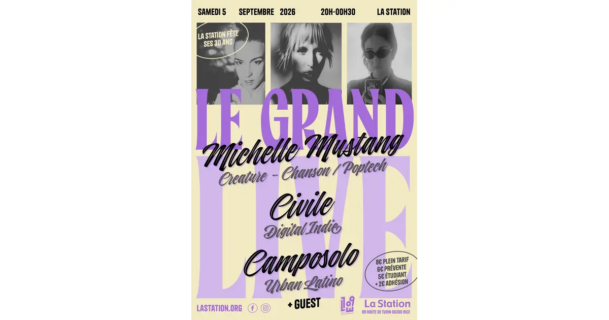 Le Grand Live - Soirée concert