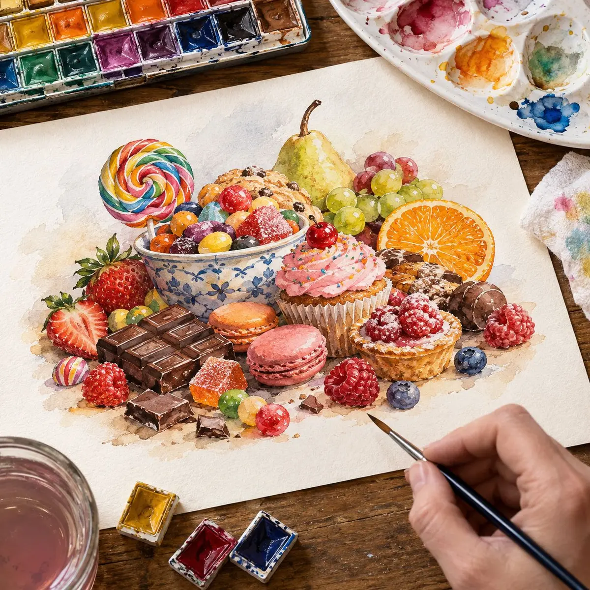 Atelier créatif Natures mortes gourmandes à la bibliothèque Dornach