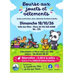 Bourse aux jouets et vetements