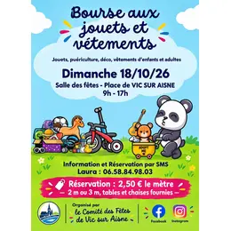 Bourse aux jouets et vetements