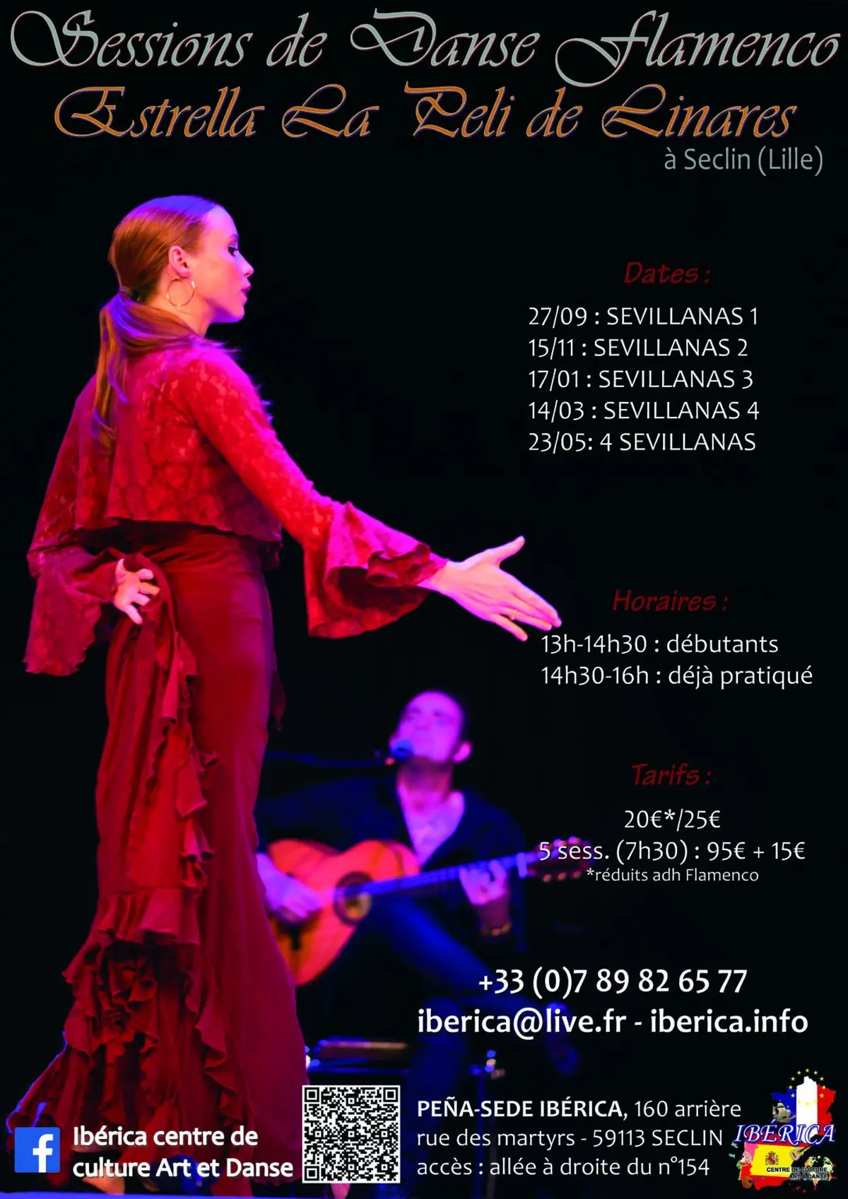 Stages de danse Flamenco Sevillanas Ibérica