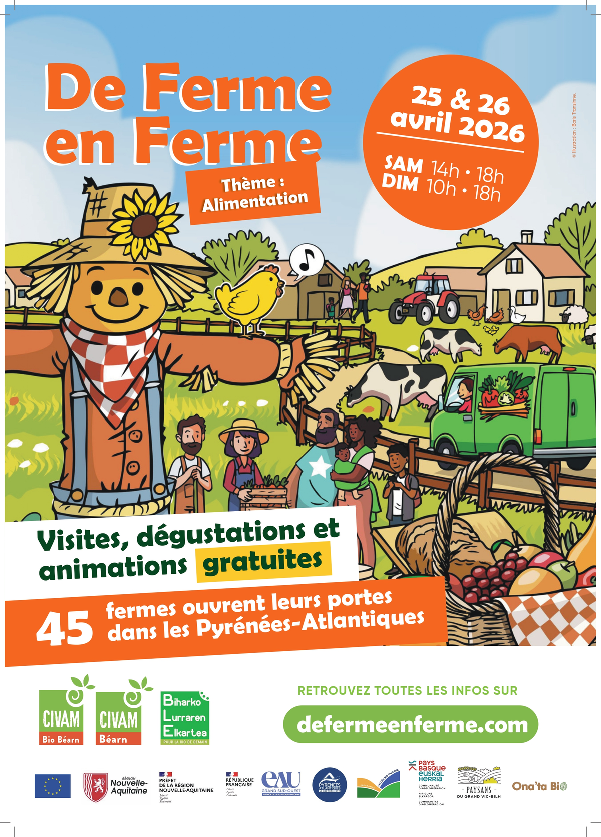 De ferme en ferme à la ferme GAEC Elorri