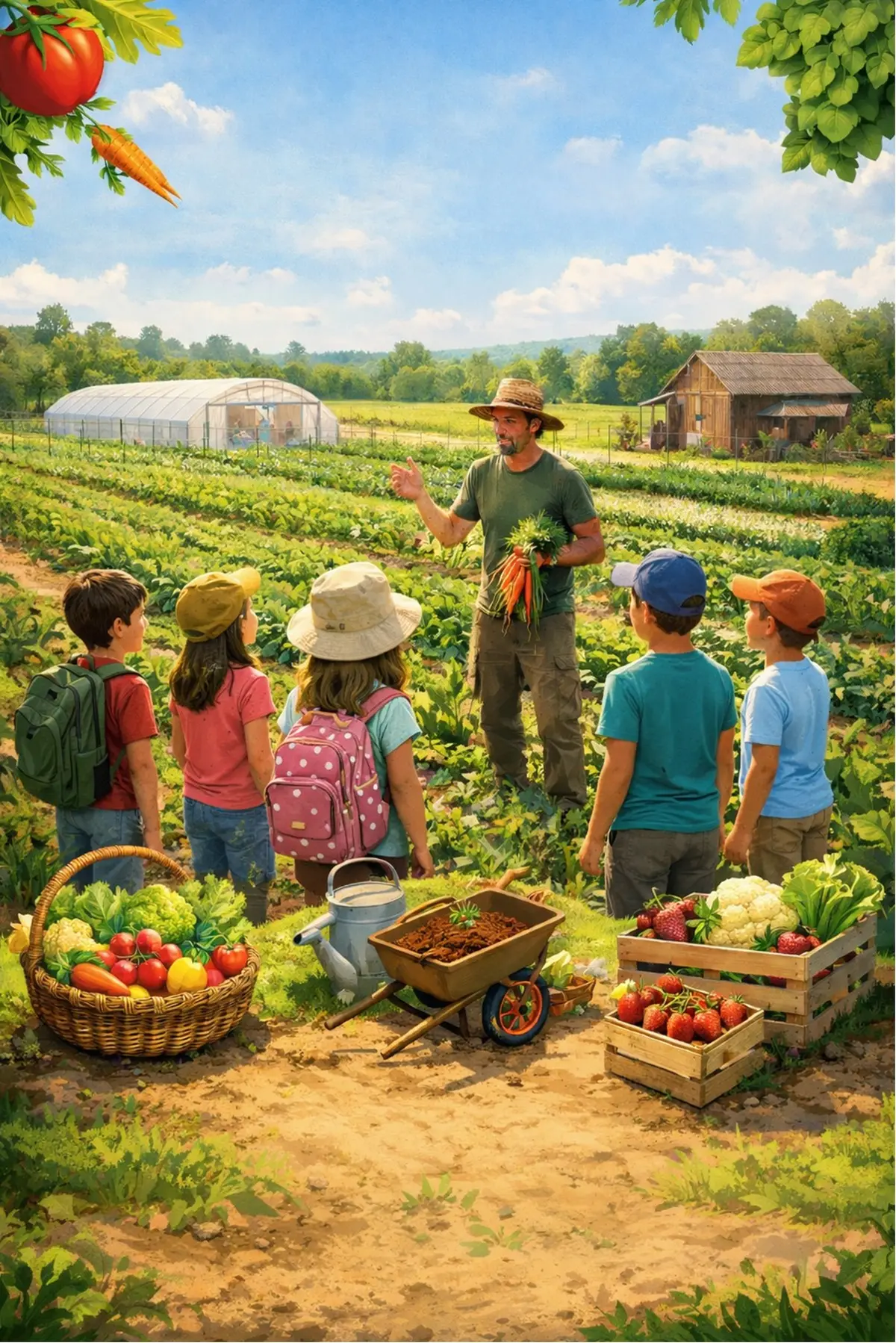 De ferme en ferme : Les jardins du Riau