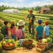 De ferme en ferme : Les jardins du Riau